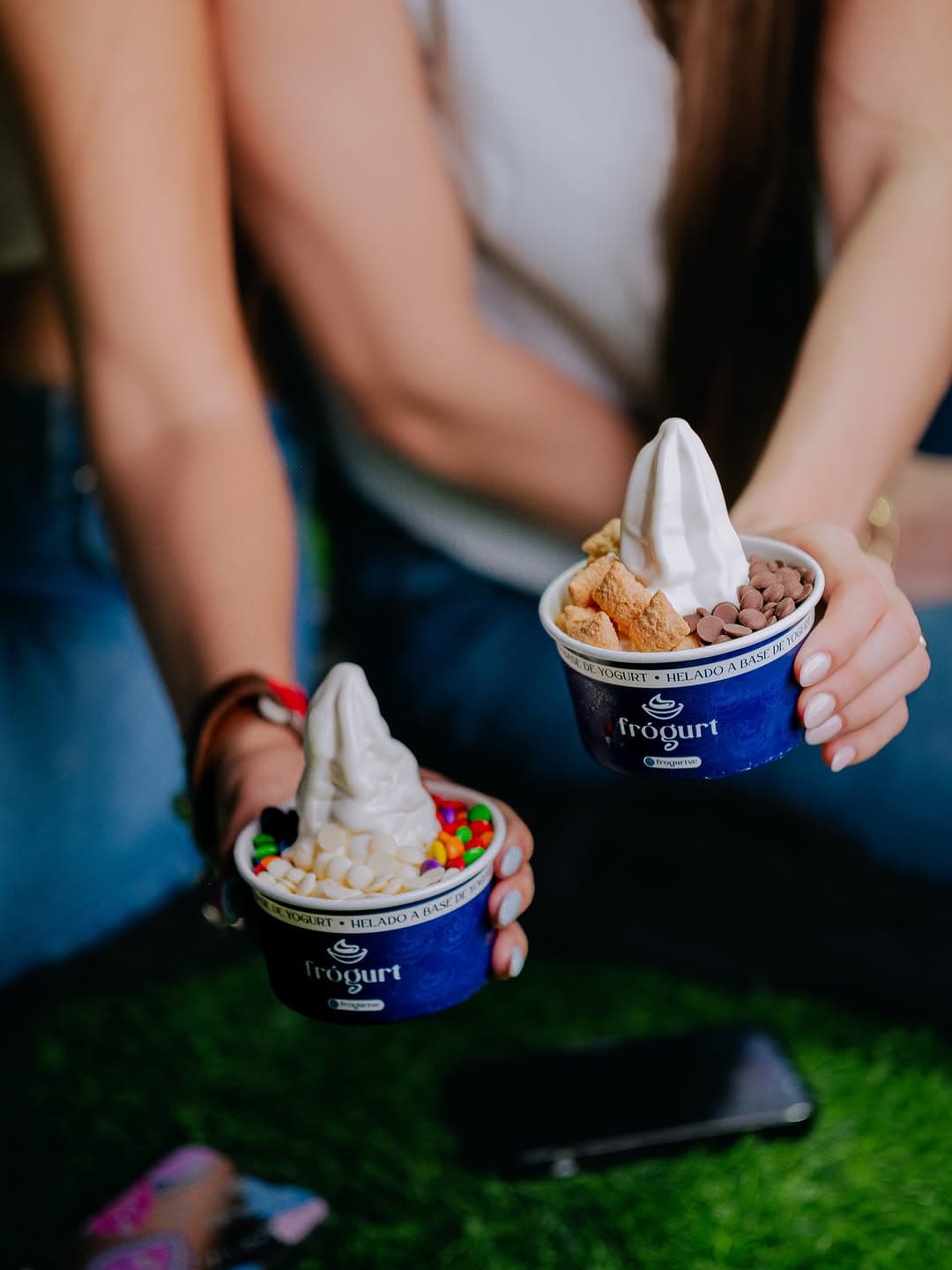 Variedad de sabores y presentaciones de Frogurt